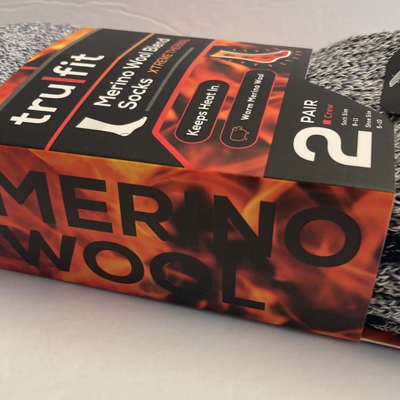 Merino Wool Blend Socks Xtreme Thermal Warm Cold Weather Boot Socks Grey - Picture 7 of 15